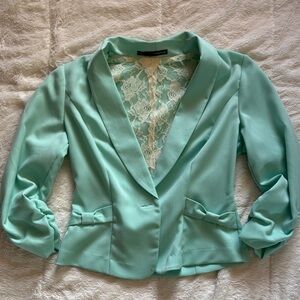 Maurices Light Green Blazer
